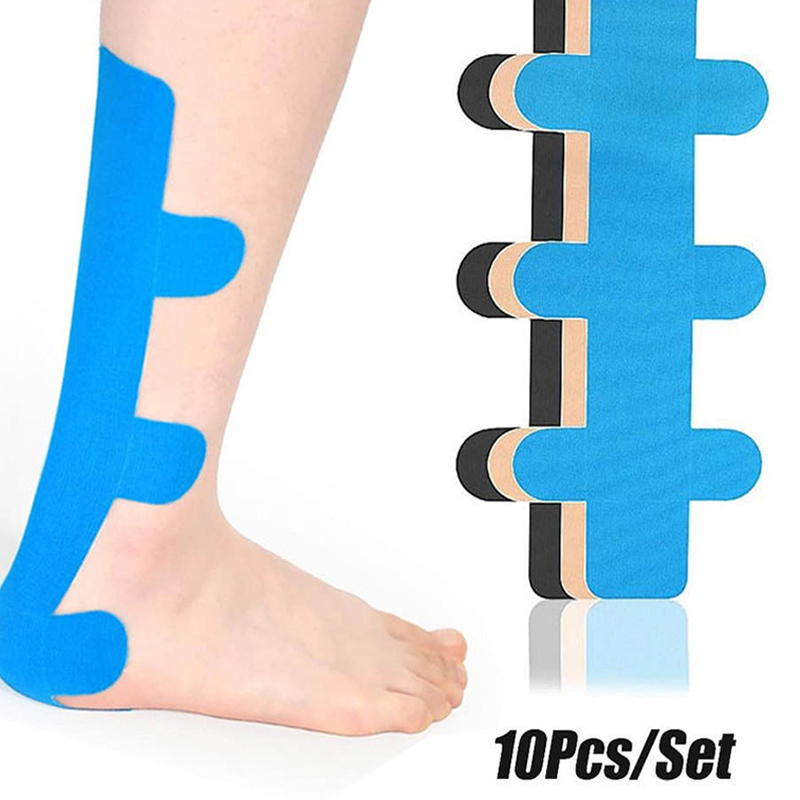 Ankle Pre-Cut Kinesiology Tape Strips Body-Specific Sports Tape