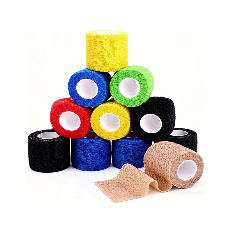 Cohesive Fabric Strapping Tape – Self-Adherent Elastic Wrap for Sports & Medical Fixation