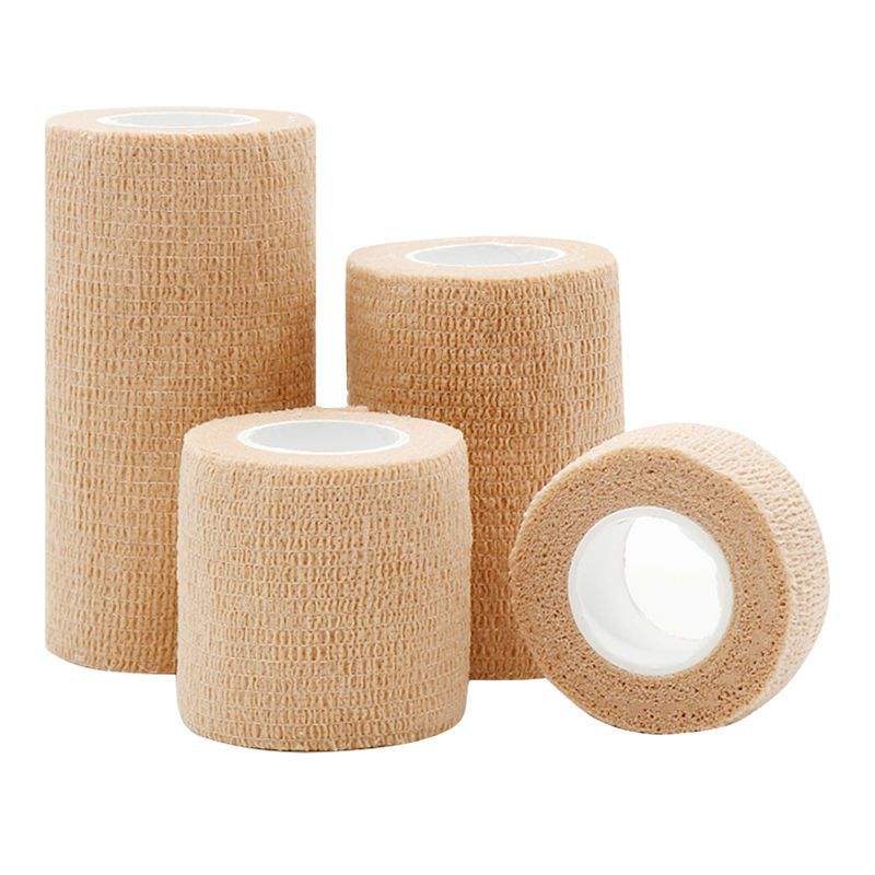 Latex-Free Cotton Self-Adherent Bandage Standard Compression Cohesive Wrap