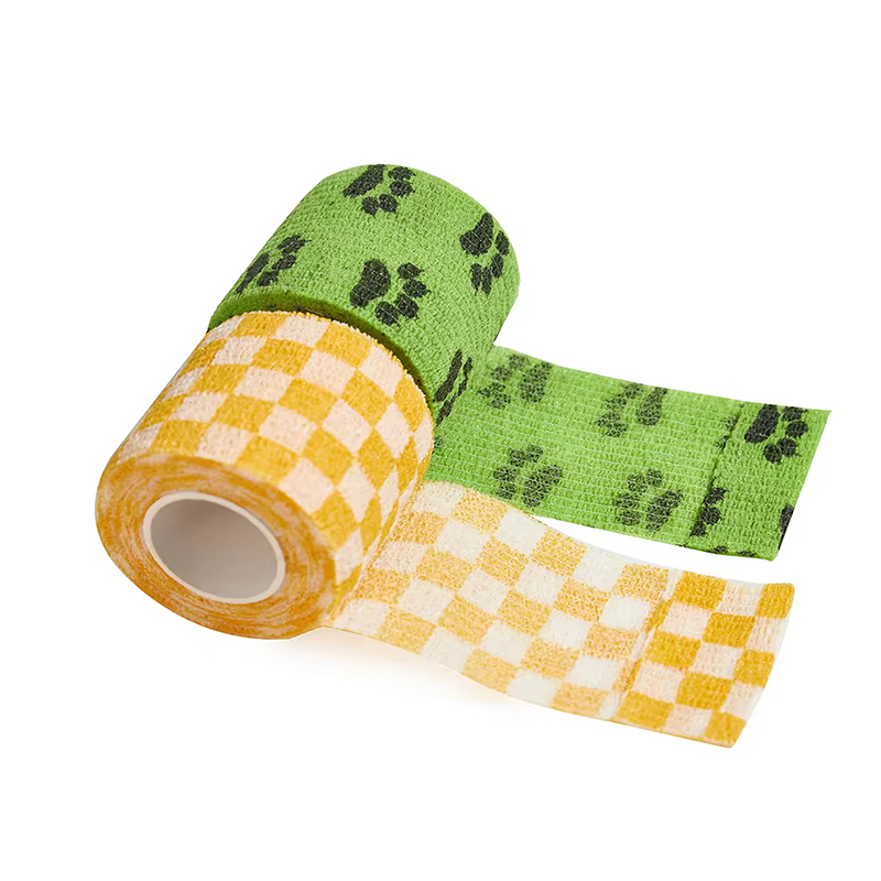 Veterinary Cotton Self-Adherent Bandage 2in / 3in Pet Cohesive Vet Wrap