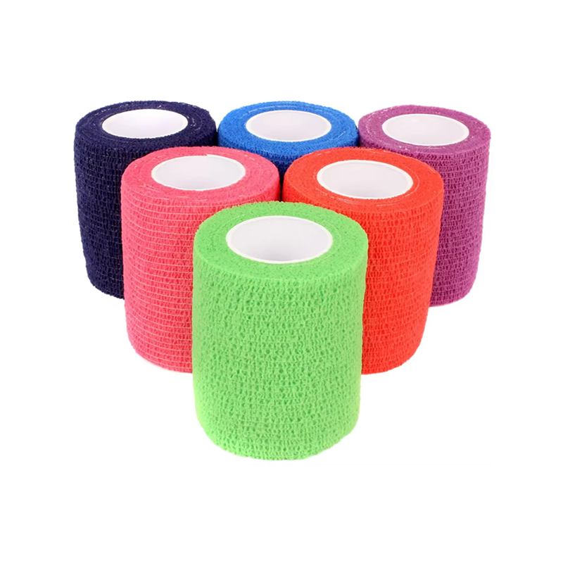 Extra-Wide Cotton Self-Adherent Bandage 4in / 6in Cohesive Compression Wrap