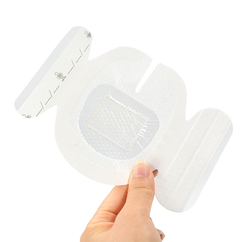 CHG Securement Dressing Transparent Film Fixation Dressing with CHG Gel Pad