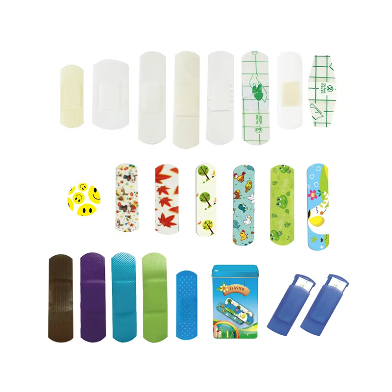 Waterproof Fabric-Like Bands Aids Adhesive Bandages Flexible Cloth-Feel Plasters