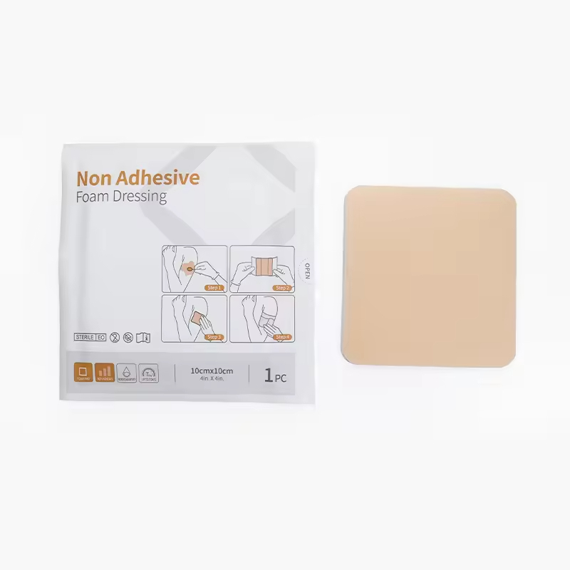 Foam Non-Adherent Pad Dressing PU Foam Absorbent Wound Care Pad