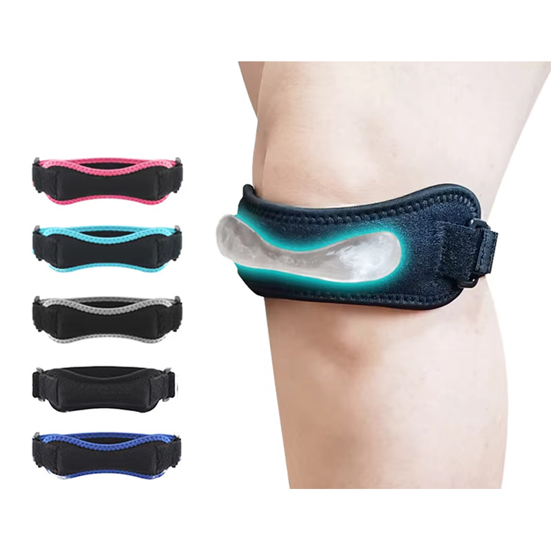 Silicone / Gel-Pad Patellar Tendon Strap (Targeted Pressure Pad)