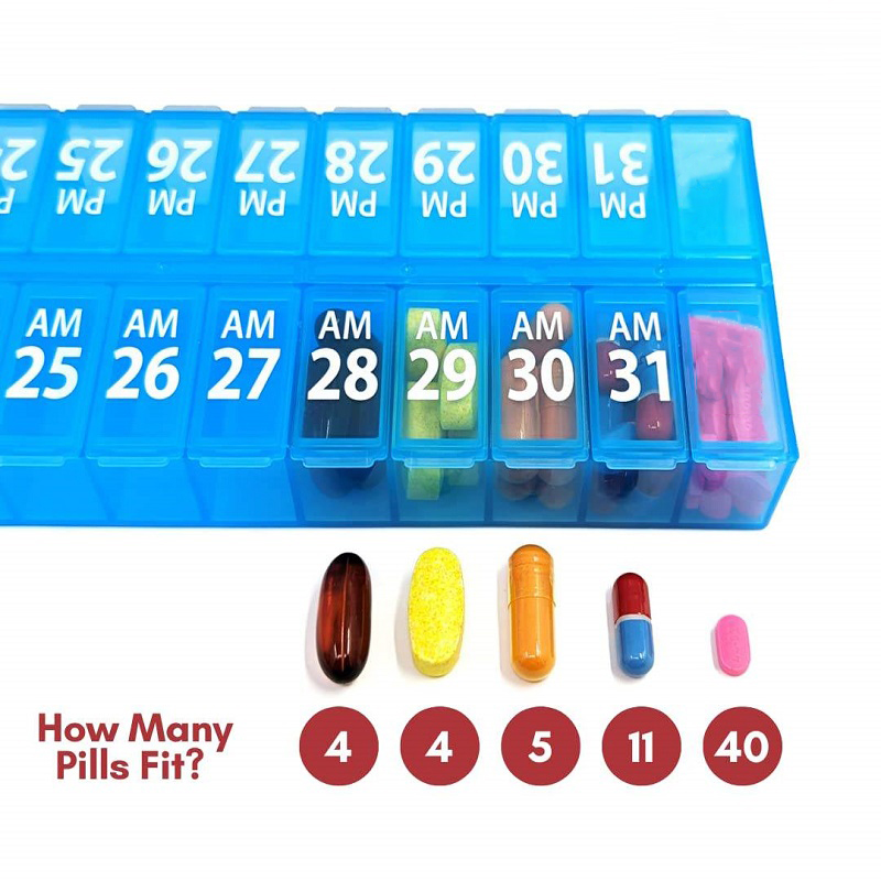 Monthly Large Capacity Pill Organizer