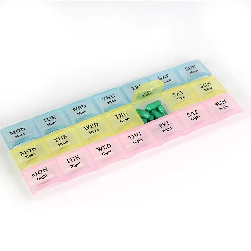 3 Times a Day Weekly Pill Organizer