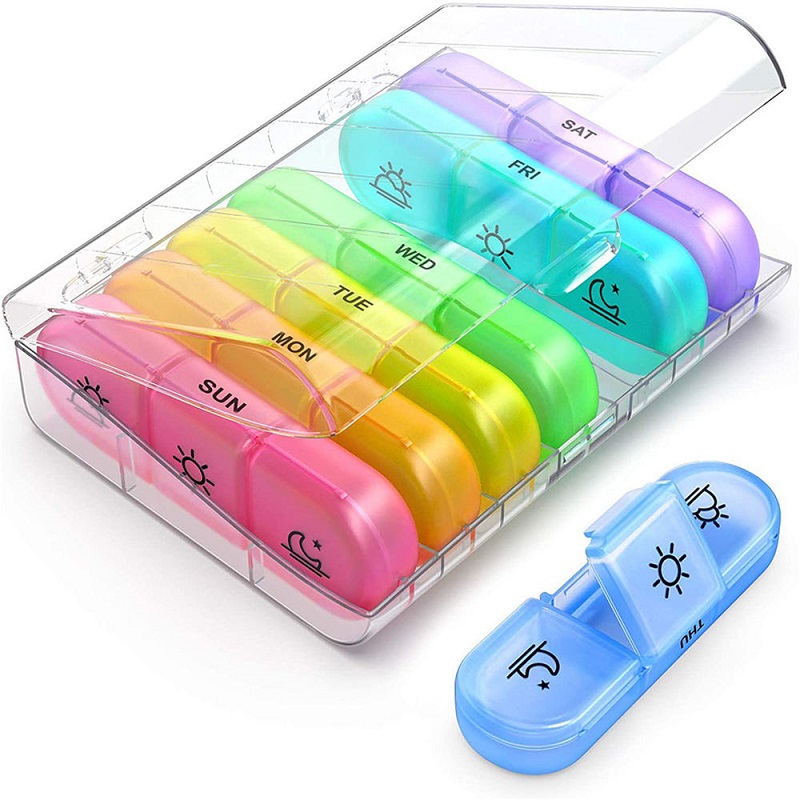 3 Times a Day Weekly Pill Organizer