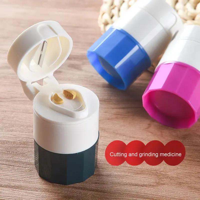 Pill Splitter with Storage / Dispenser