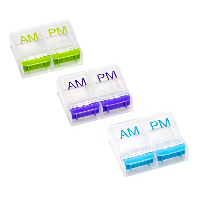 Push Button / Easy Open Daily Pill Box