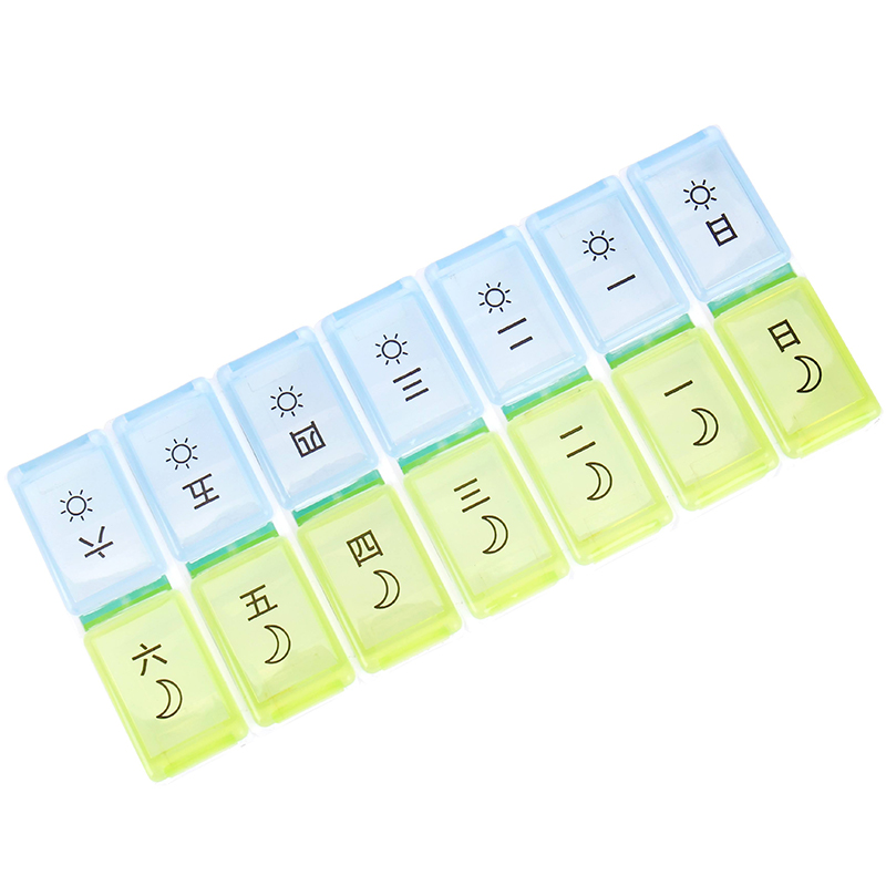 Weekly AM-PM Pill Organizer