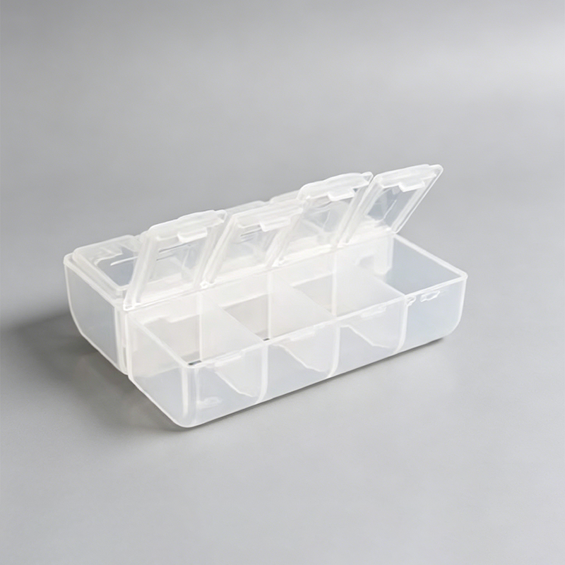 Clear Transparent Weekly Pill Box