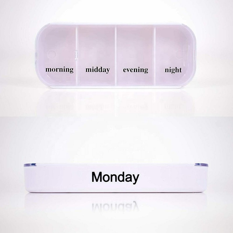 Removable Travel Weekly Pill Organizer