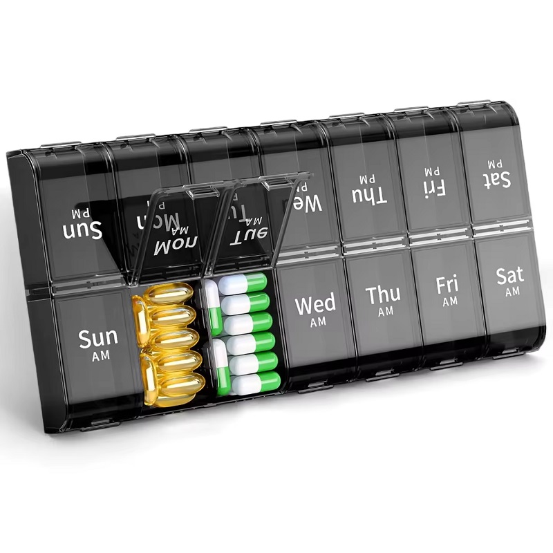 Large Capacity / XL AM-PM Pill Organizer