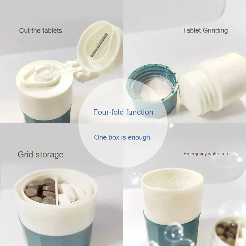Pill Splitter with Storage / Dispenser