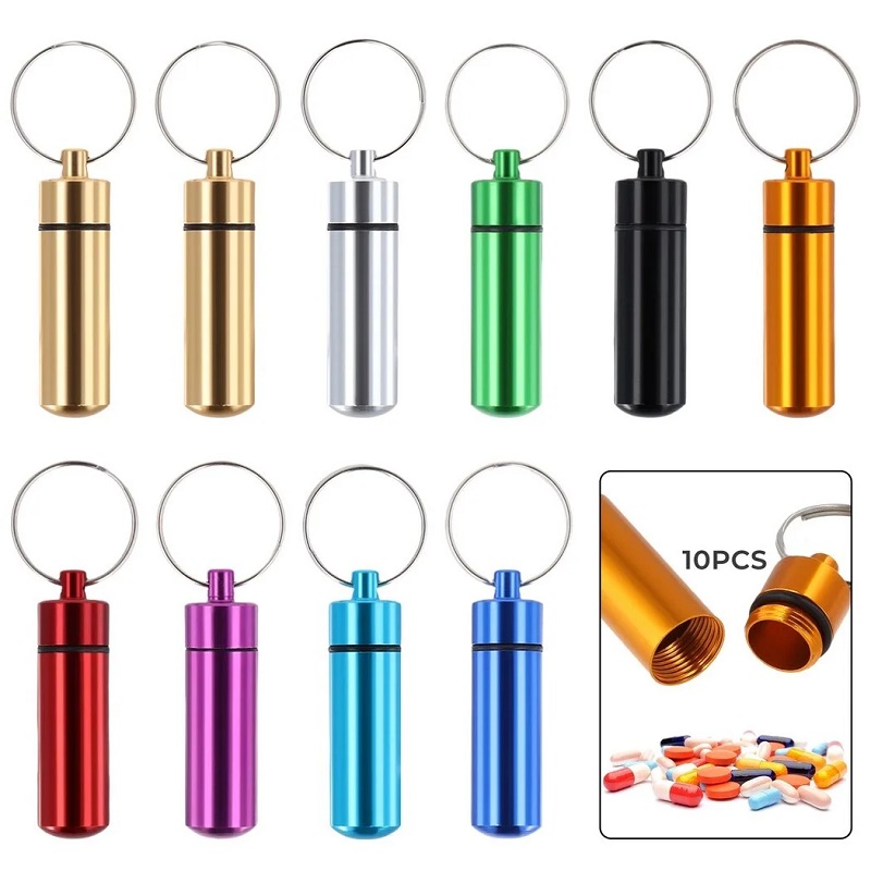 Keychain / Pill Fob Travel Organizer