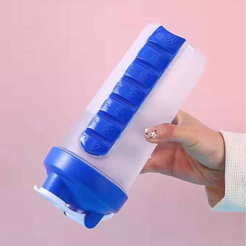 Sports / Outdoor Water Bottle with Pill Box