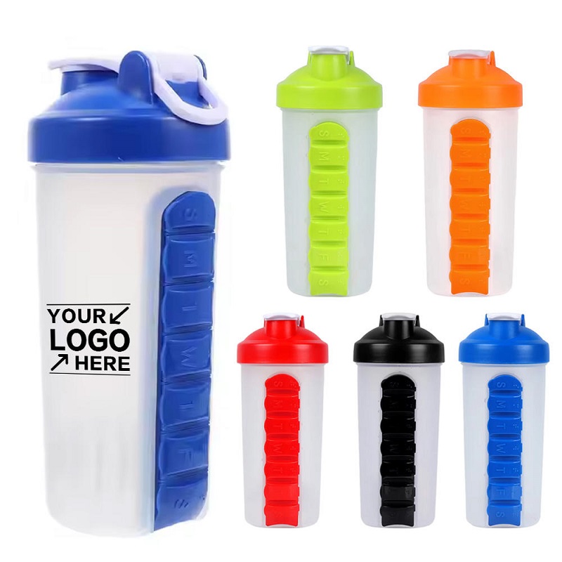 Sports / Outdoor Water Bottle with Pill Box