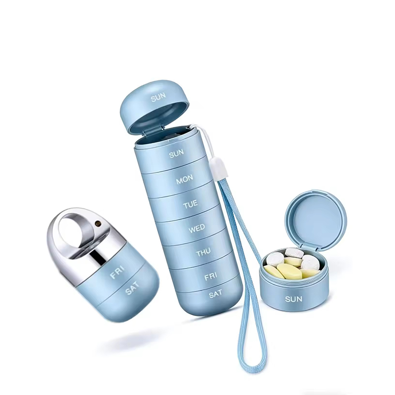 Round Modular Tower Stackable Pill Box