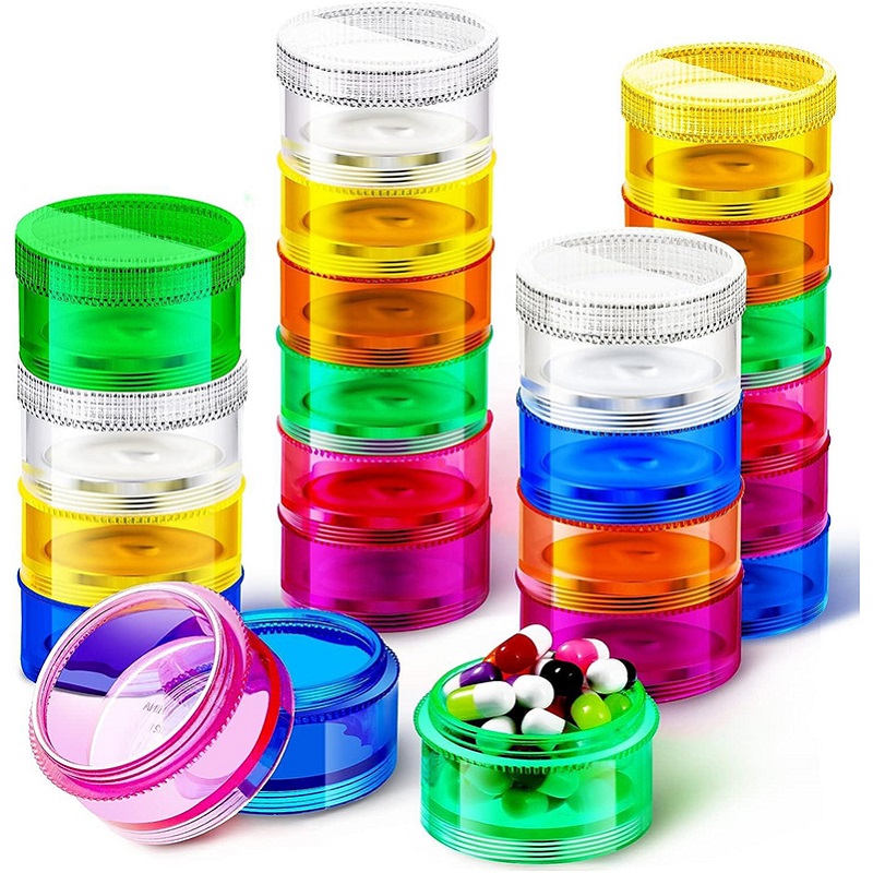 Stackable Daily Pill Box