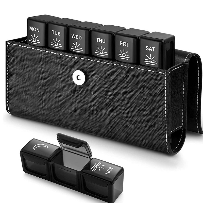 Removable Travel Weekly Pill Organizer