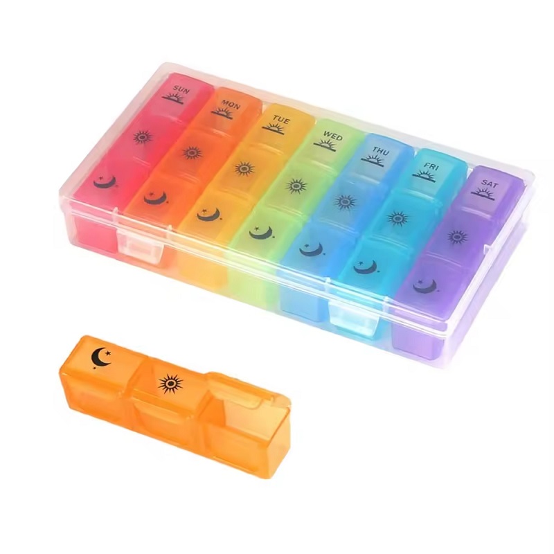 3 Times a Day Weekly Pill Organizer
