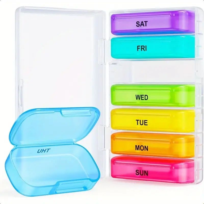 Weekly Single Compartment Large Capacity Pill Organizer