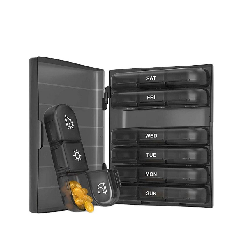 Removable Travel Weekly Pill Organizer