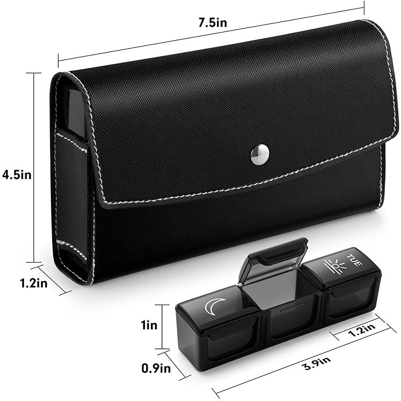 Removable Travel Weekly Pill Organizer