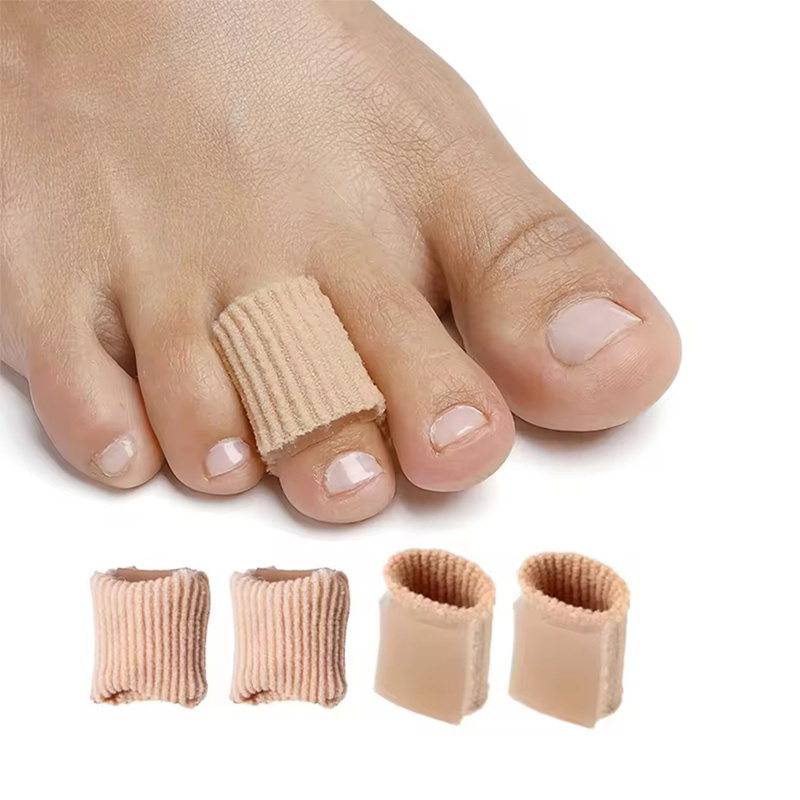 Gel-Lined Fabric Toe Sleeves / Corn Wraps