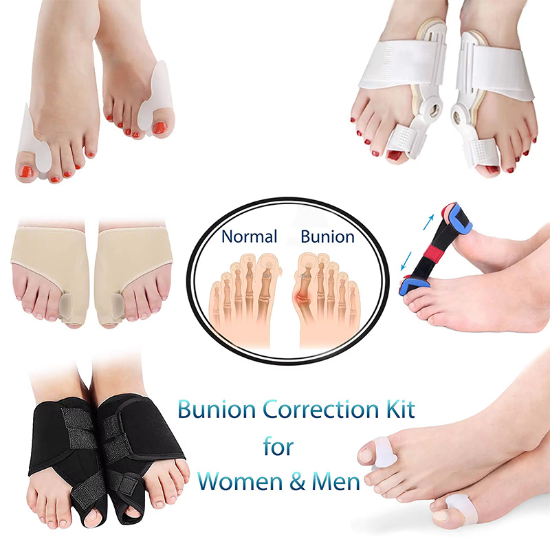 Bunion Corrector and Hallux Valgus Pain Relief Kit 