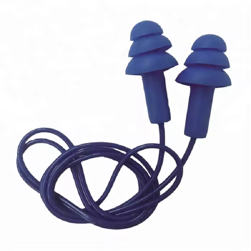 Detectable Corded Silicone Earplugs