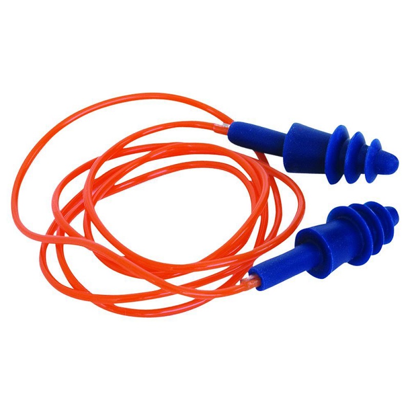 Triple Flange Reusable Earplugs