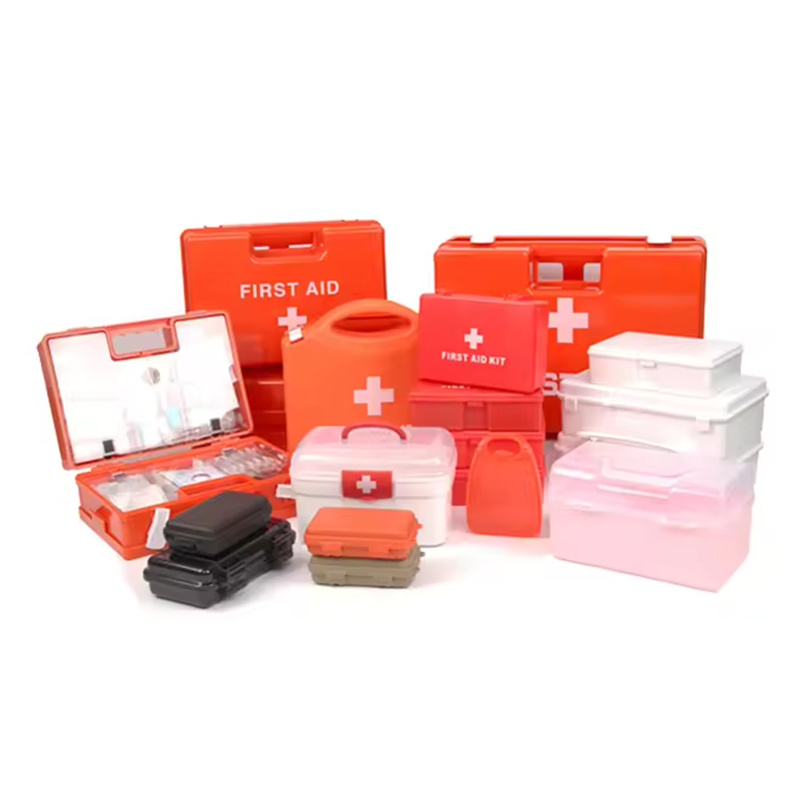 Hard Plastic First Aid Boxes Empty Plastic Medical Cases