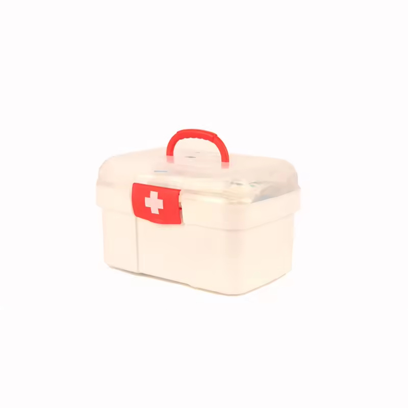 Hard Plastic First Aid Boxes Empty Plastic Medical Cases