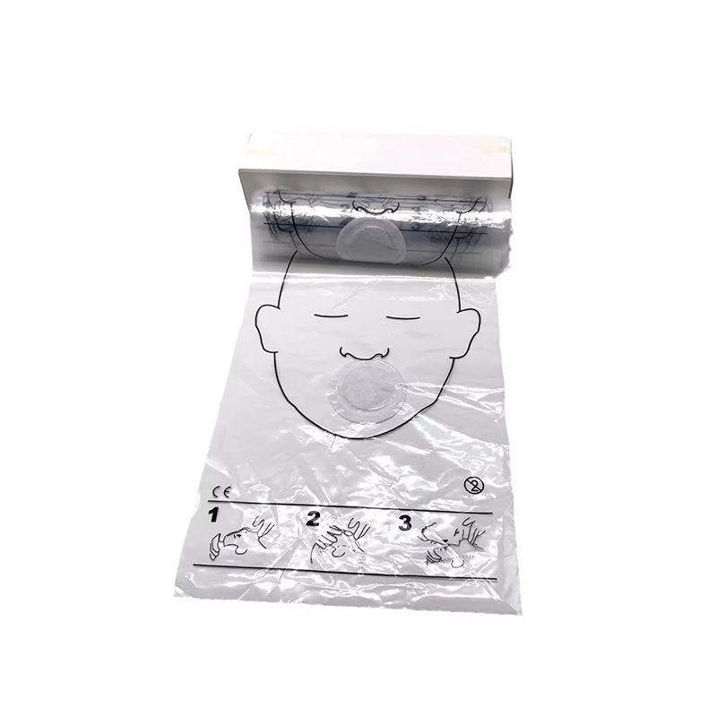 First Aid Disposable CPR Face Shield Emergency CPR Mask