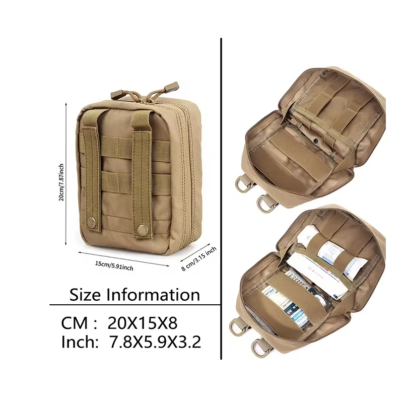 Nylon Medical Pouches Fabric First Aid Bags